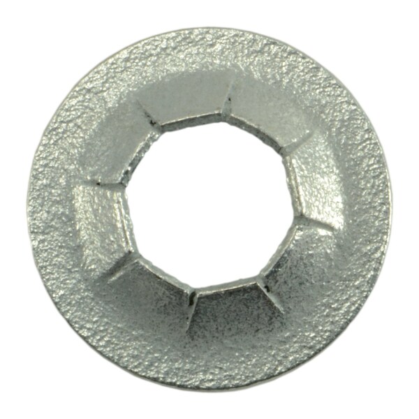 Midwest Fastener 1/4" Zinc Plated Steel Pushnut Washers 40PK 71927 - main